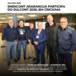 Sindicont Araranguá participa do SULCONT 2026, em Criciúma